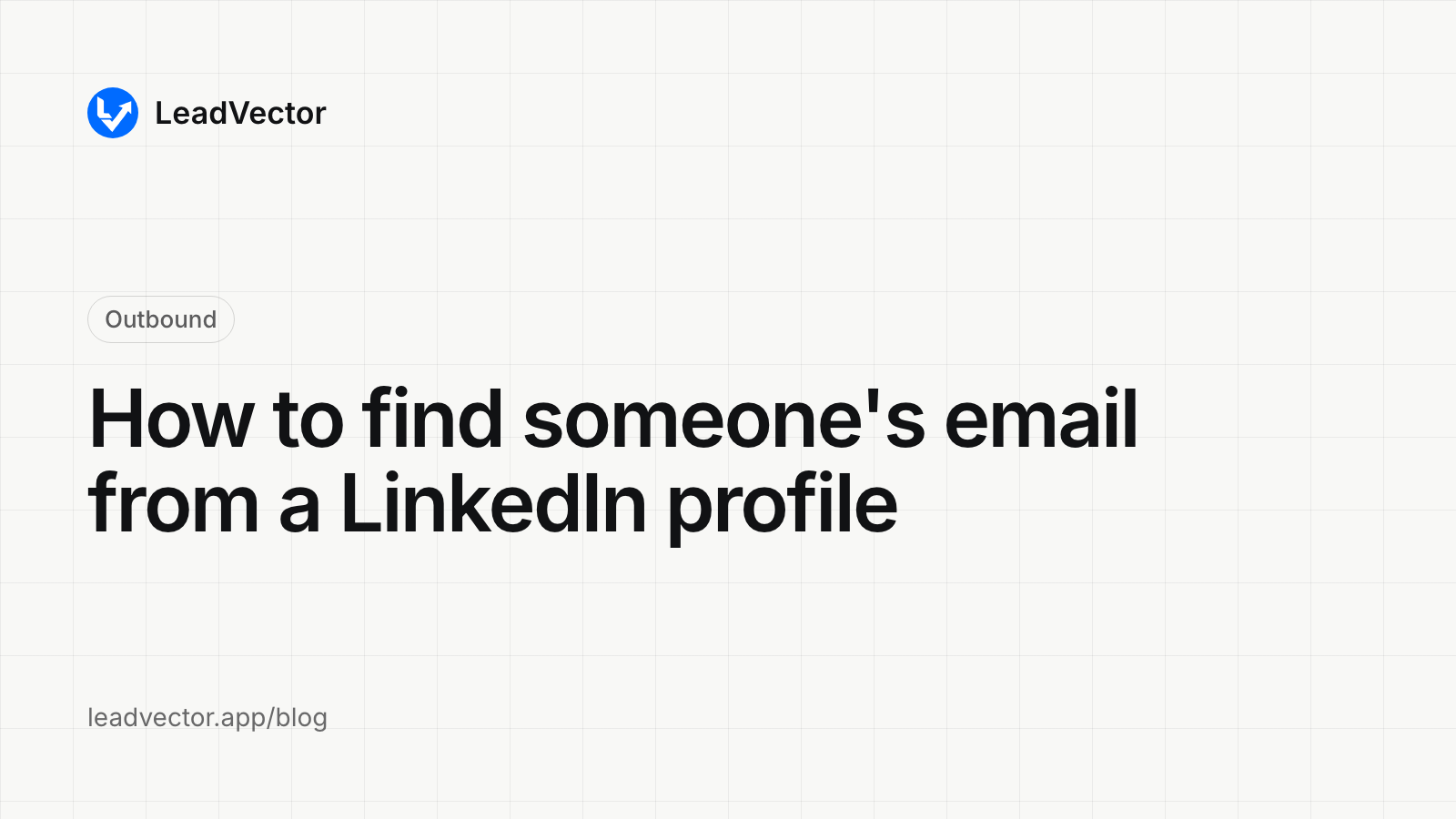 How to find someone's email from a LinkedIn profile